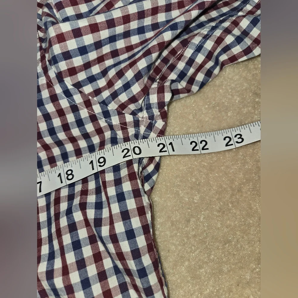 J. Crew Men's M Checkered Butto Down Shirt